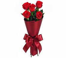 Букет 5 Красных роз Эдлесс Лав в Веселом