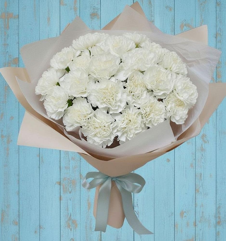 Букет цветов из: Гвоздики в Веселом