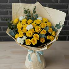 Букет цветов из:  Розы в Веселом