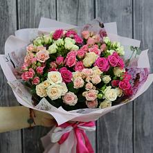Букет цветов из:  Розы в Веселом