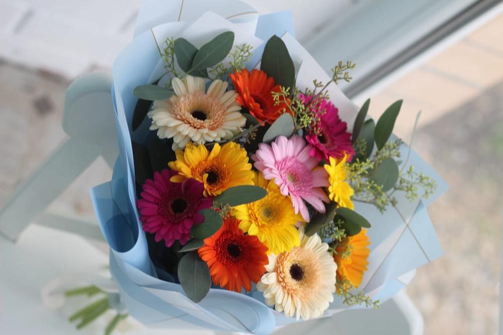 Букет цветов из: Герберы в Веселом