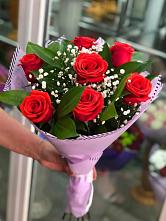 Букет цветов из:  Розы в Веселом