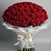 Букет 101 Красная роза Блэк Мэджик в Веселом