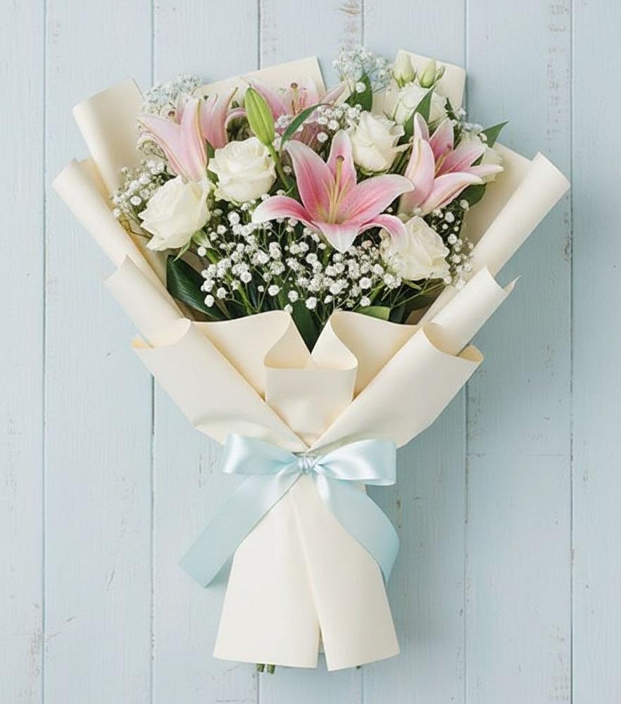 Букет цветов из: Лилии в Веселом