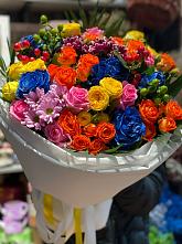 Букет цветов из:  Розы и Хризантемы #REPLACE_PRED# Веселом