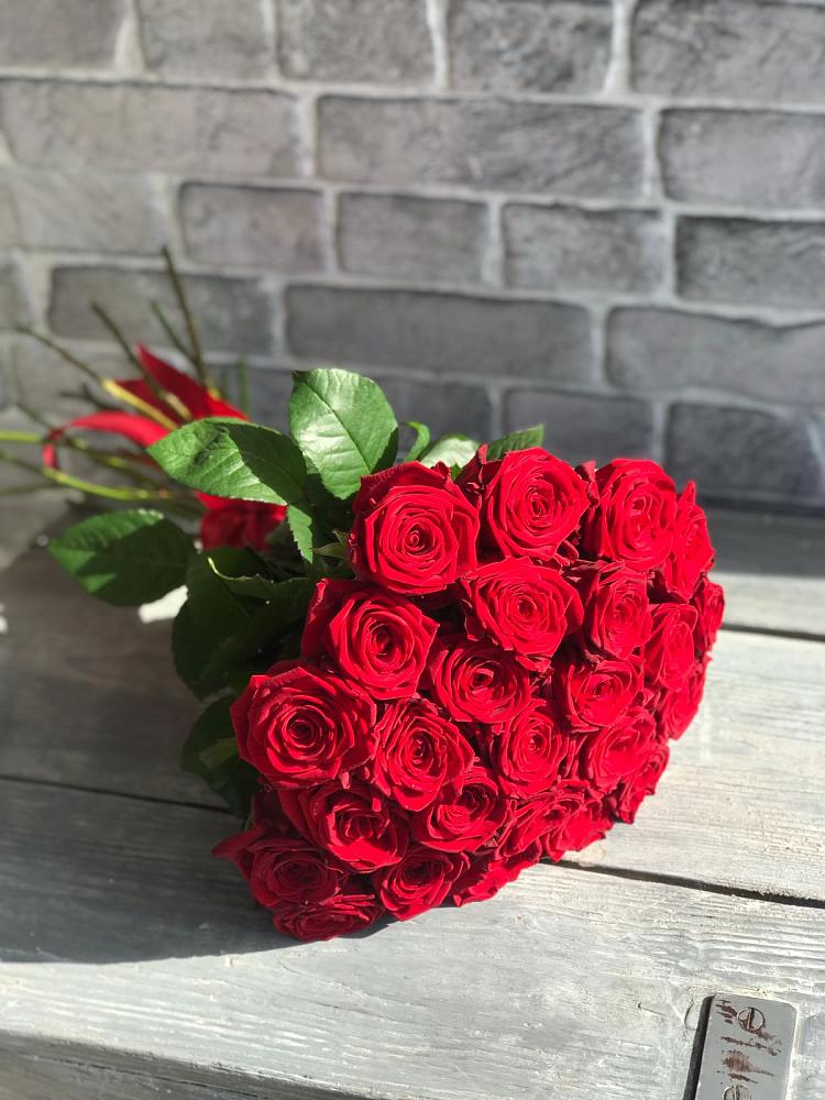 Букет Красные розы Фридом в Веселом