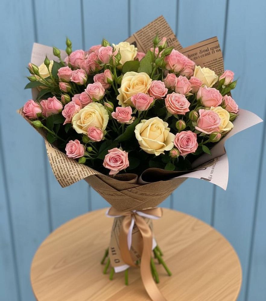 Букет цветов из: Розы в Веселом