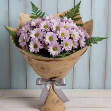 Букет цветов из:  Хризантемы в Веселом