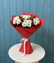 Букет цветов из:  Хризантемы в Веселом
