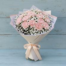 Букет цветов из:  Гвоздики в Веселом