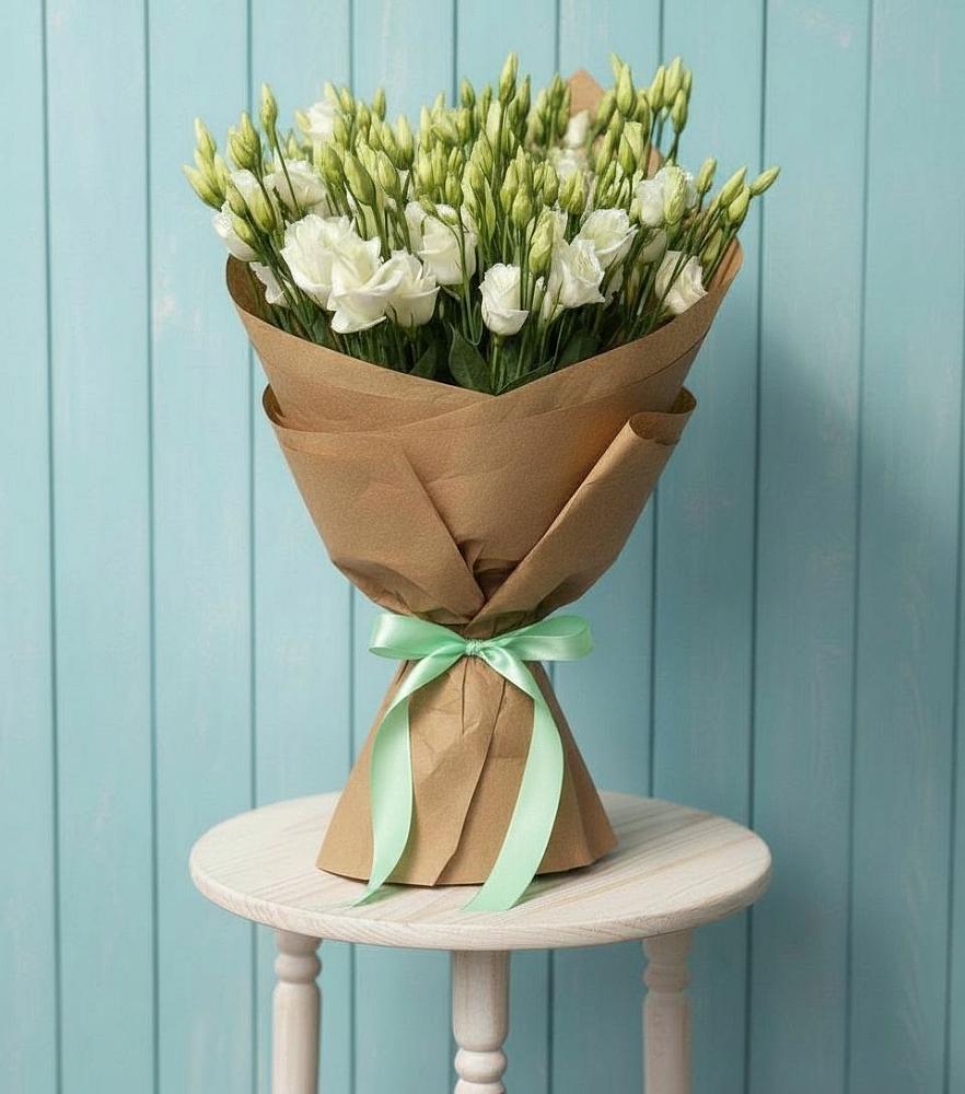 Букет цветов из: Лизиантусы в Веселом