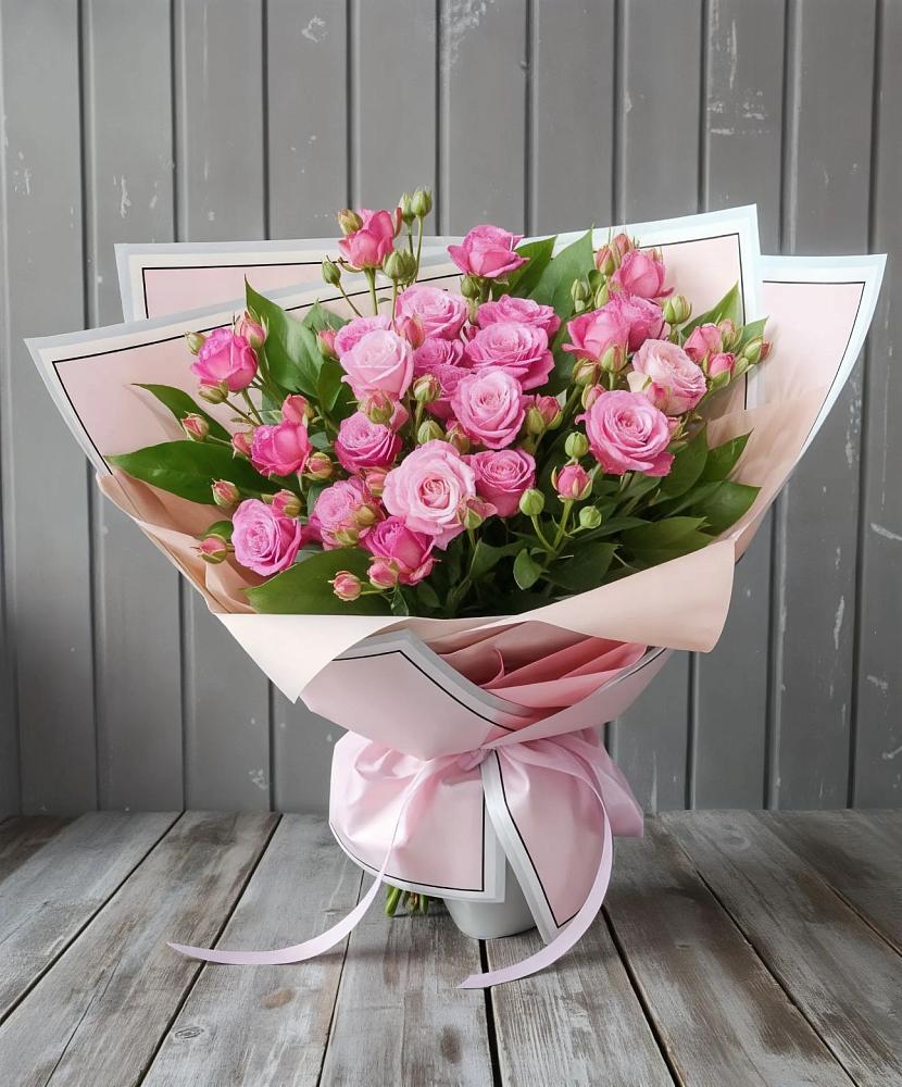 Букет Розовый кустик в Веселом