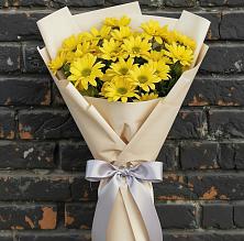 Букет цветов из:  Хризантемы в Веселом