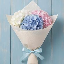 Букет цветов из:  Гортензия #REPLACE_PRED# Веселом