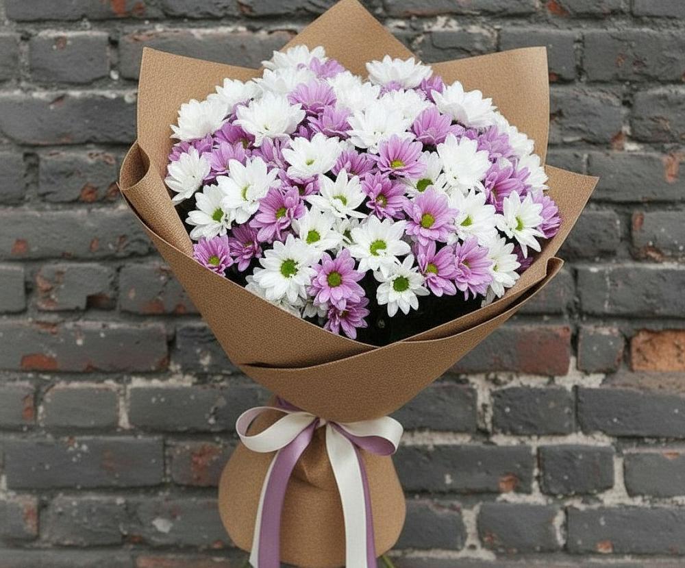 Букет цветов из: Хризантемы в Веселом