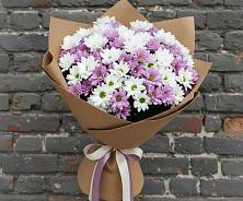 Букет цветов из:  Хризантемы в Веселом