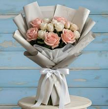 Букет цветов из:  Розы #REPLACE_PRED# Веселом