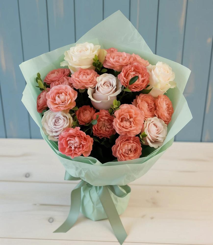 Букет цветов из: Розы в Веселом