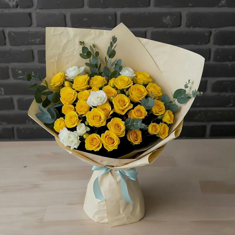 Букет цветов из: Розы в Веселом