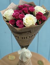 Букет цветов из:  Розы в Веселом