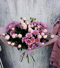 Букет цветов из:  Розы и Хризантемы #REPLACE_PRED# Веселом