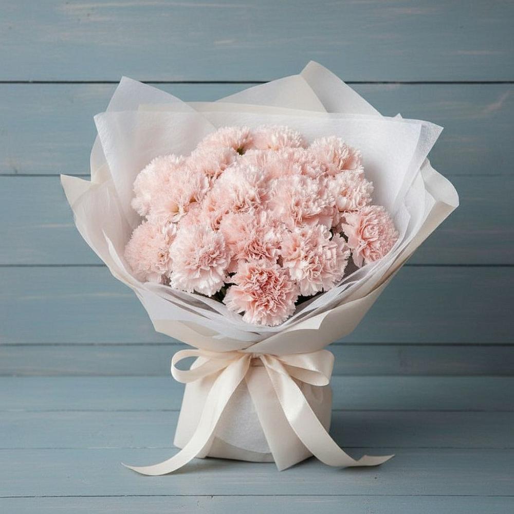 Букет цветов из: Гвоздики в Веселом