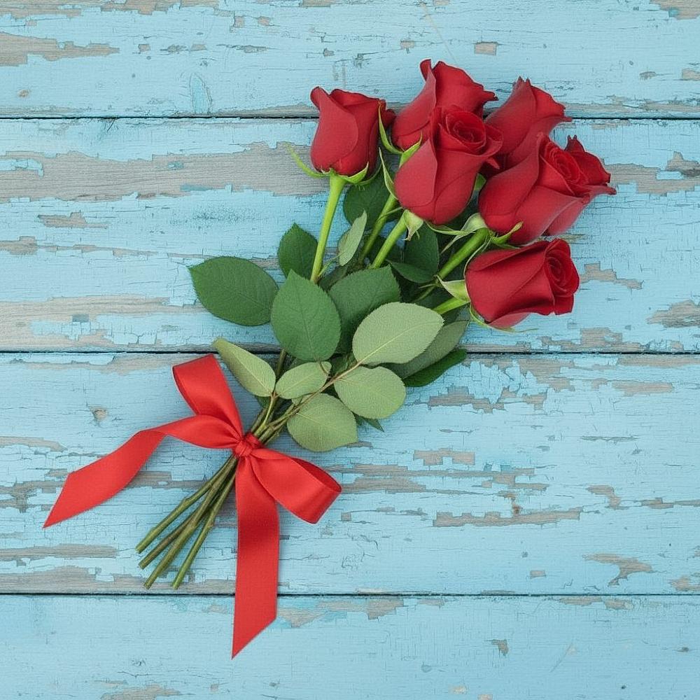 Букет Красные розы в Веселом