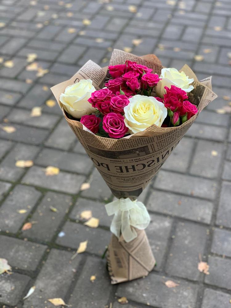 Букет цветов из: Розы в Веселом