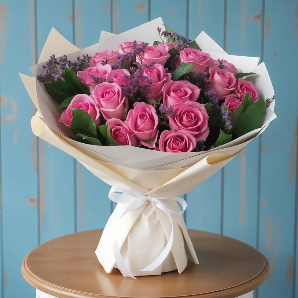 Букет цветов из: Розы в Веселом