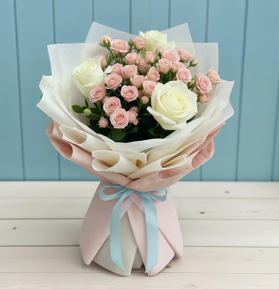 Букет цветов из: Розы в Веселом