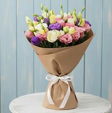 Букет цветов из:  Лизиантусы в Веселом