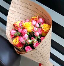 Букет цветов из:  Розы #REPLACE_PRED# Веселом